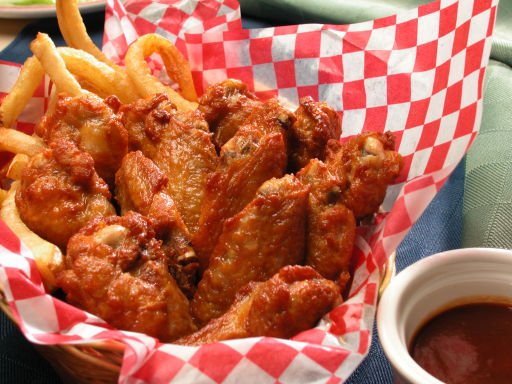 repas ailes de poulet Chalet